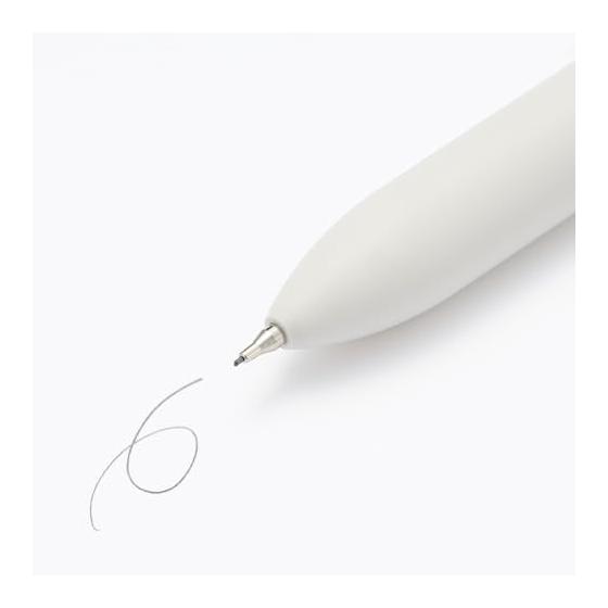 MUJI Smooth Writing 3-Color Ballpoint Pen & Mechanical Pencil - 0.7mm Black/Red/Blue, 0.5mm Lead - 83768263