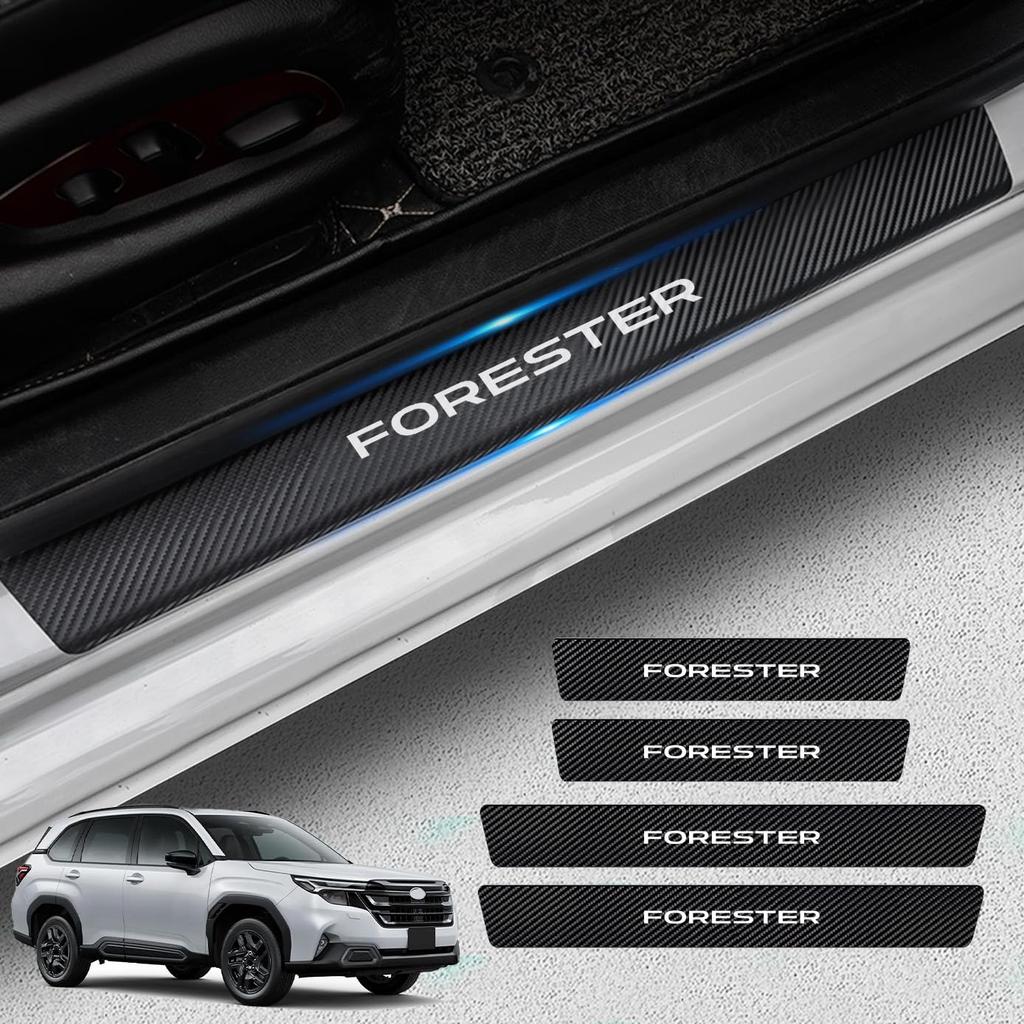 2025 Защитные накладки на пороги FORESTER 2025 Накладки от царапин Защита от грязи Салон Передние Задние Включает японский