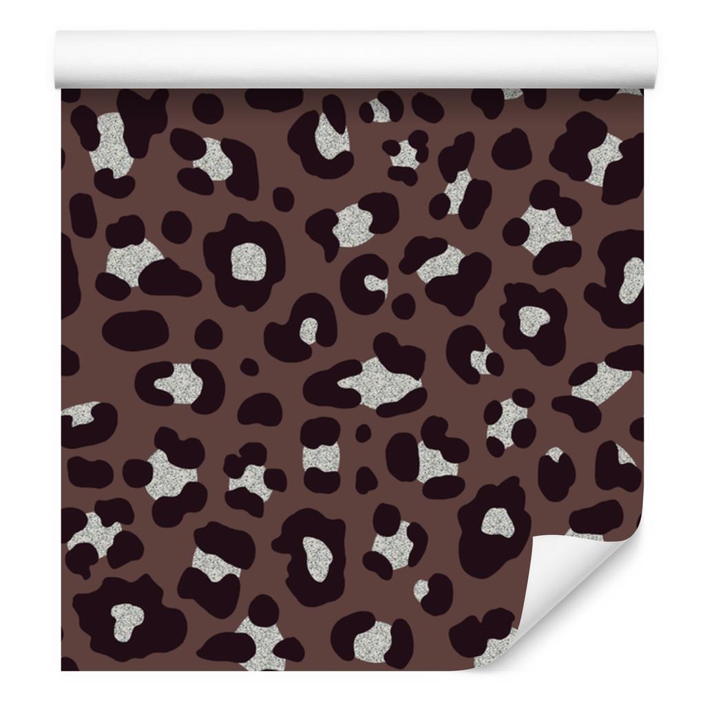 Animal Skin Wallpaper Burgundy 50x1000