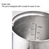 Non Slip Support Portable Camping Stove Stainless Steel Cooking Pot Set  Camping