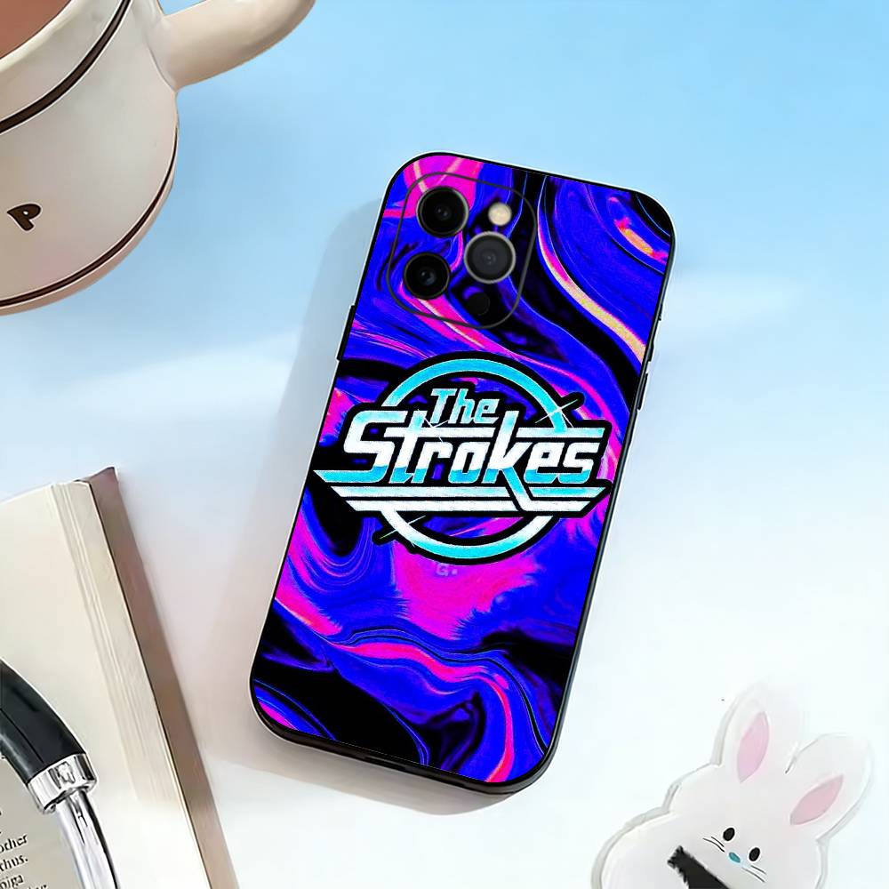 Чехол для телефона Band The s-Strokes Силиконовый Мягкий Для IPhone 17 16 15 14 13 12 11 X XR Plus Pro Max Plus