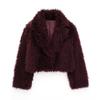 Trendy Women's Thick Lambswool Fur Winter Coat