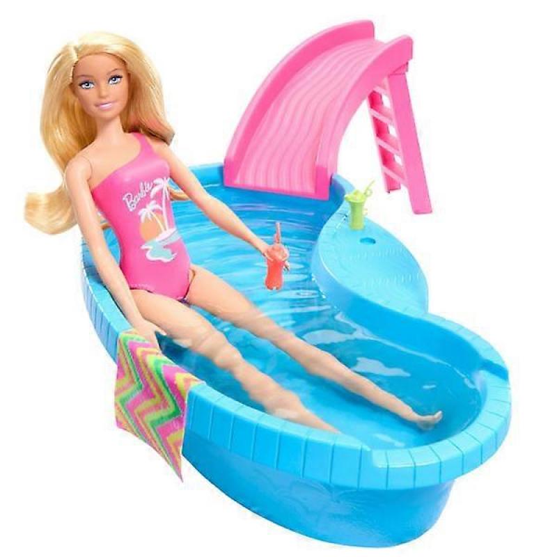 Barbie Pool and Doll