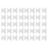 20 Pairs 1.8mm Soft Silicone Anti Slip Nose Pads Glasses Sunglasses Accessories White