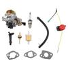 Для двигателя генератора Honda Для карбюраторов Для серии GX, включая Для GX140 и другие Поставляется с топливным фильтром и набором прокладок