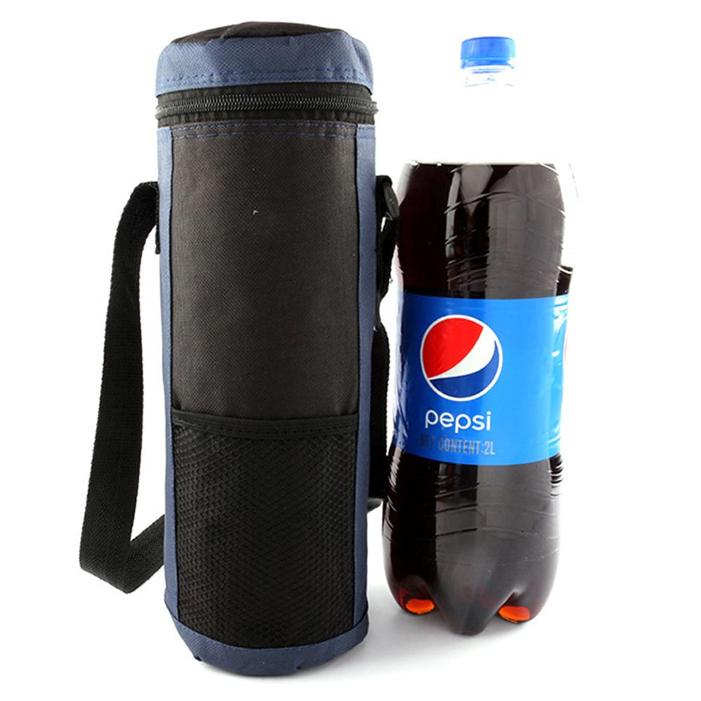 600D Oxford Cloth Round Ice Pack Large Capacity Folding Ice Bag Lunch Ice Pack for Home, Office, Camping, Traveling etc.