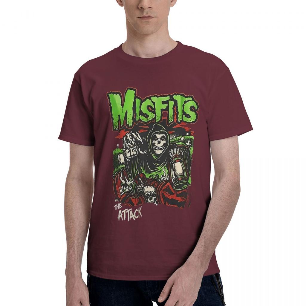 Rare Misfits The Attack 100 Cotton Casual Breathable Confortable Tshirt Mens Clothing Brands Mens Tops