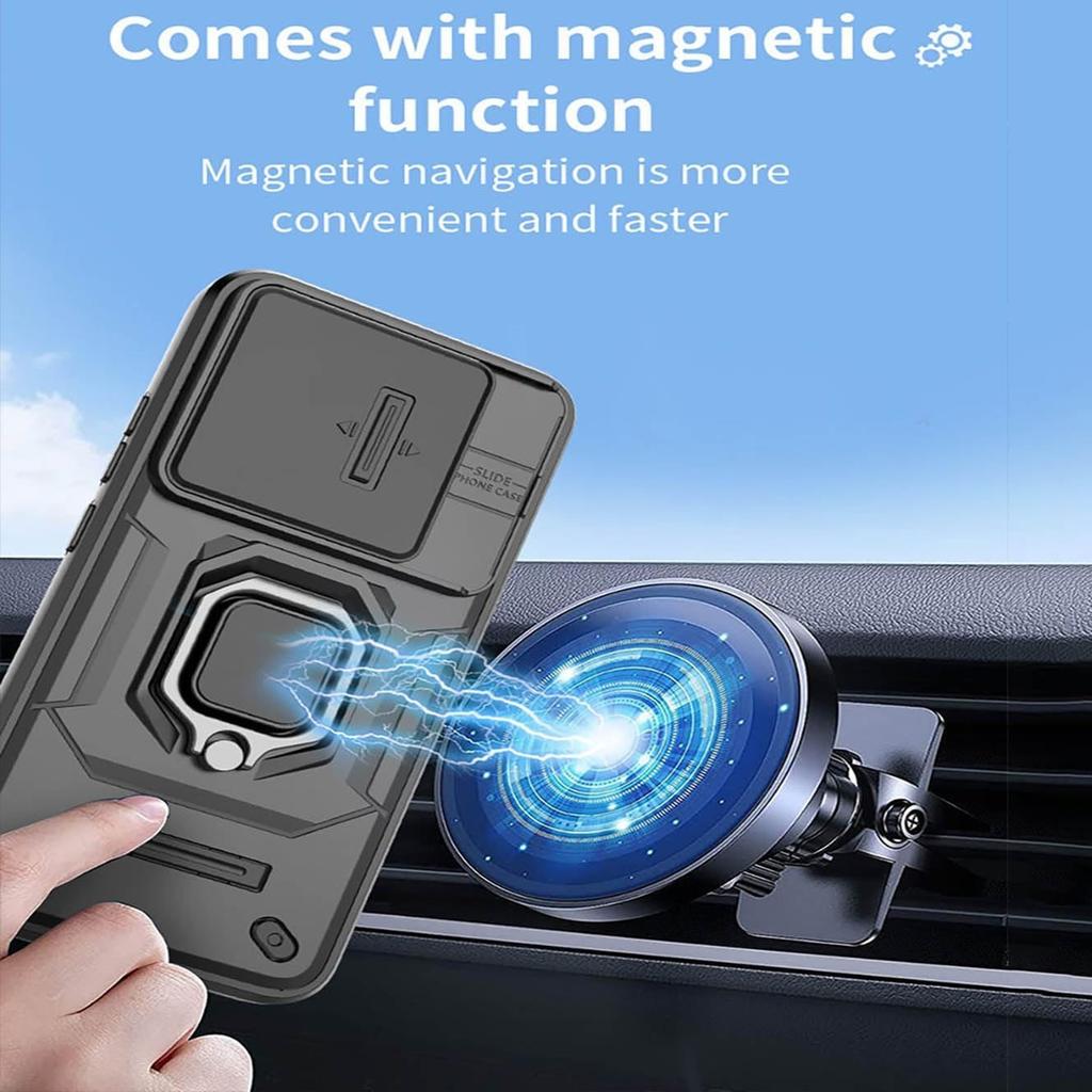 Armor Protective Case For Realme C61 C63 C65 C67 4G Cover Shockproof Ring Magnetic Stand Holder Coque Fundas Capa
