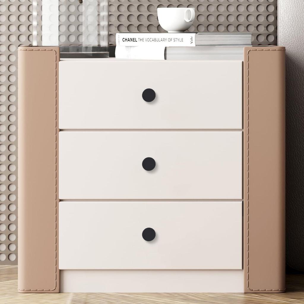 10 Piece Knobs for Cabinets– Modern Aluminum Drawer Knob for Kitchen, Wardrobe, Cupboard, and Home Furniture (Black Finish)