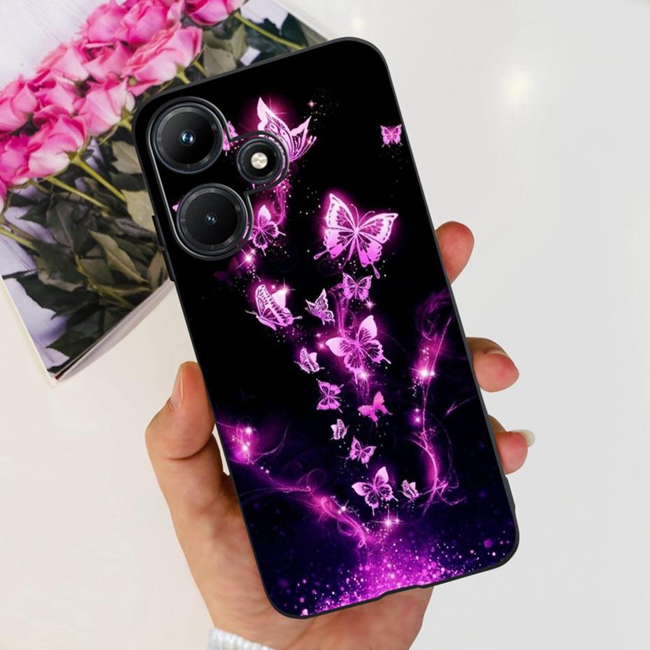 Милый Чехол Для Телефона Для Infinix Hot 30i Hot30 30 Play NFC 2023 Мягкий Силиконовый ТПУ Задняя Крышка Для Infinix Hot30i Hot 30 30Play