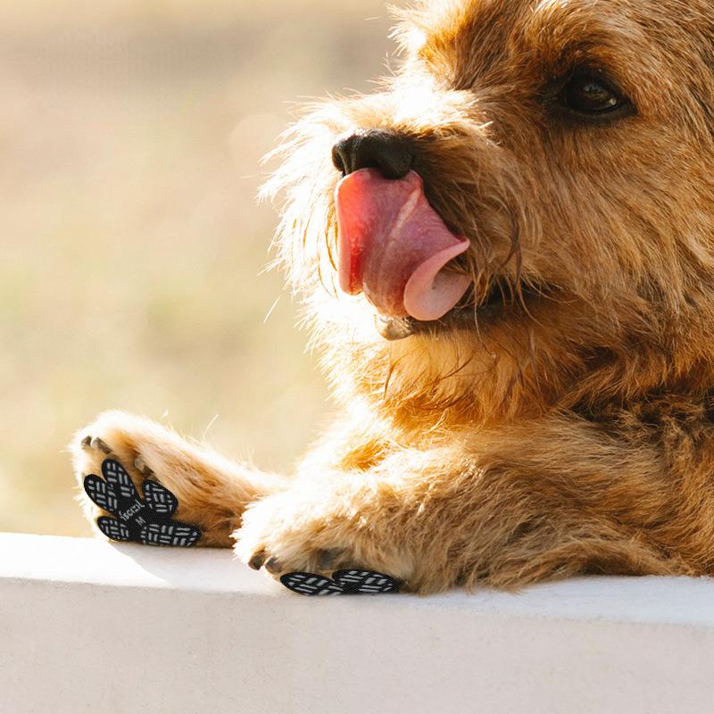 4 шт. Противоскользящие накладки для лап собаки, Дышащие накладки для лап, Одноразовые коврики для лап питомца, Защита от скольжения, Водонепроницаемый протектор, Предотвращает скольжение собак