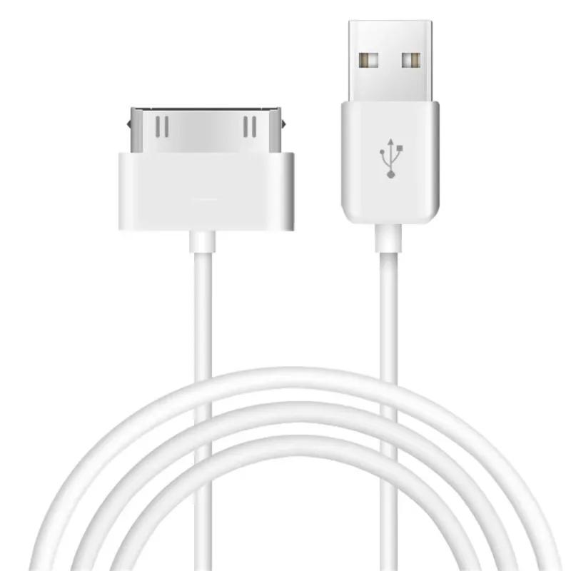 30-контактный USB-кабель для зарядки iPhone 4 4s 3G 3GS iPad 1 2 3 Адаптер для iPod Аксессуары Nano Touch Кабель для зарядки и передачи данных USB-зарядное устройство