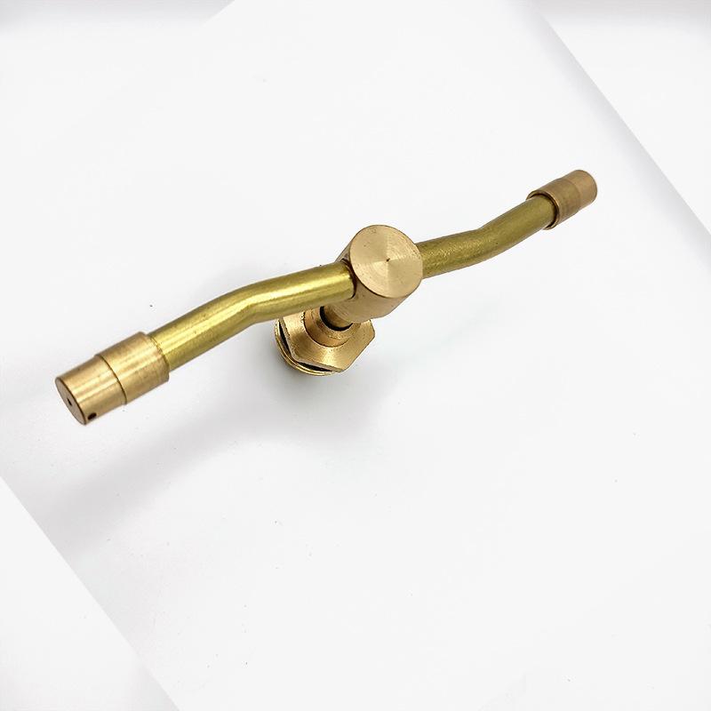 Медный трех- и четырехрожковый вращающийся на 360° садовый дождеватель