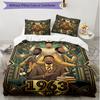3pcs Duvet Cover Set (1*Duvet Cover + 2*Pillowcase, Without Core), Iota Phi Theta Print Soft All‑Season Bedding Set, Home Bedroom Decor Gift