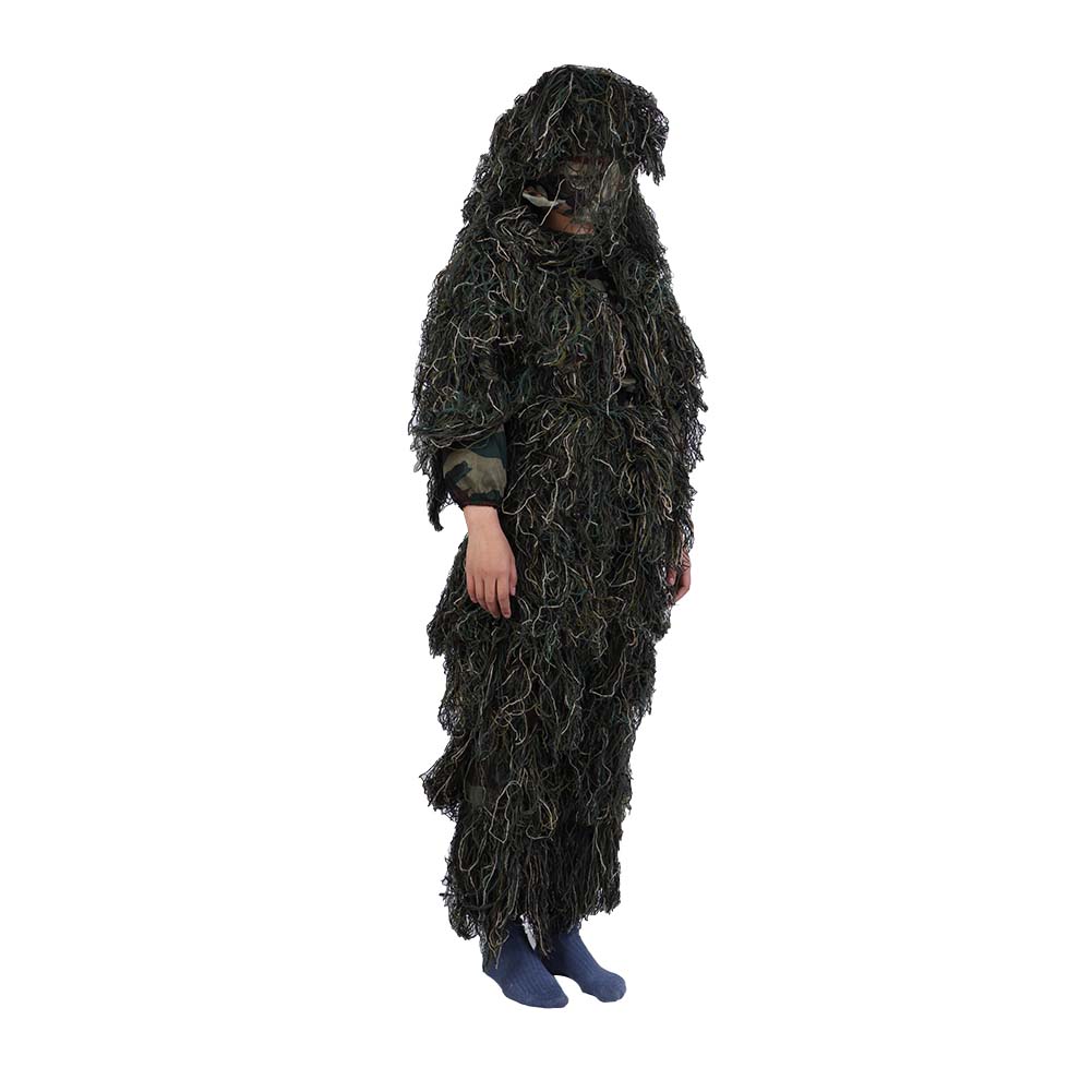 Детская маскировка, детский костюм Ghillie, военная куртка, брюки, шляпа, комплект для охоты