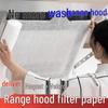 Universal Oilproof Range Hood Filter Screen with High-Temperature Resistant Sticker for Kitchen Stove
