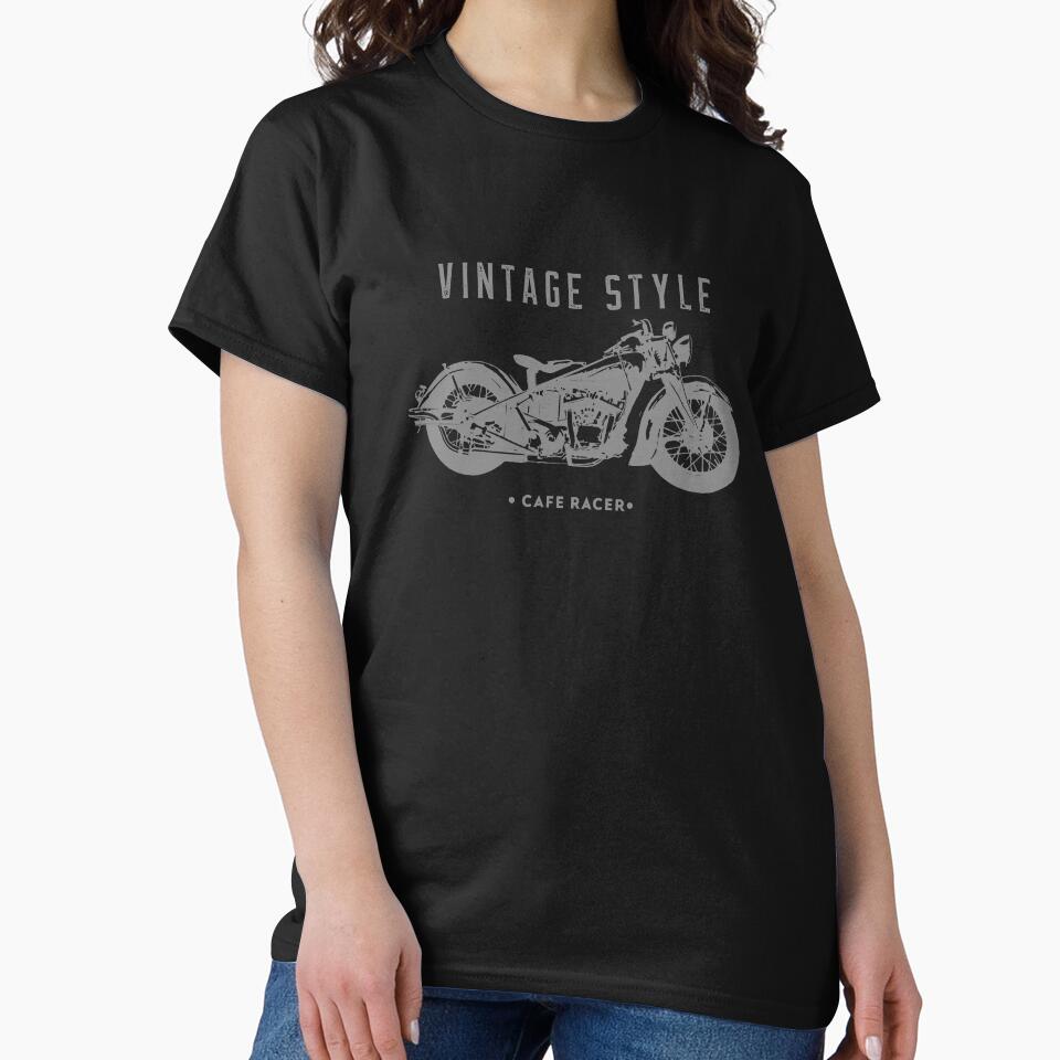 Vintage Cafe Racer Motorcycle Classic T-Shirt