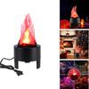 3D Fake Flame Lamp, Electric Campfire Artificial Flickering Flame Fake Fire Light
