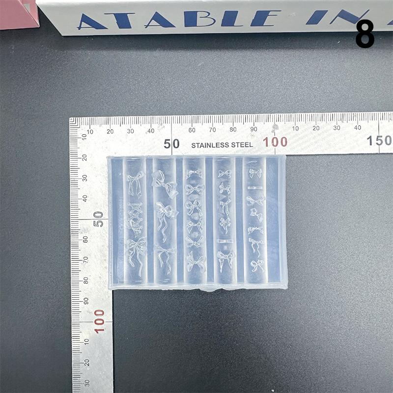 Торт Крем Юбка Бант Лента 3D Акриловая Форма Украшения для Нейл-арта Дизайн Своими Руками Силиконовая Форма для Нейл-арта Шаблон для Нейл-шармов