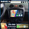 Android 14 Carplay Auto для VW Volkswagen Beetle 2000 2001 - 2012 Автомобильный радиоприемник 4G WIFI Плеер Мультимедиа srereo Навигация Видео BT