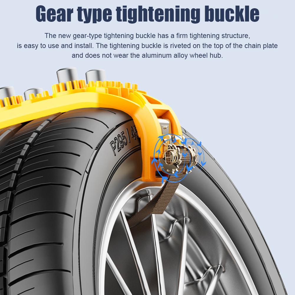 Безопасный дизайн Ремень для снежных шин Говяжья жила Говяжья жила Противоскользящая цепь Очистка и обслуживание Цепи для шин Осадок Зимнее вождение