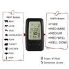 Kitchen Cooking Grill Smoker Meat Thermometer with Probe & Timer Temperature Alarm Thermometer New