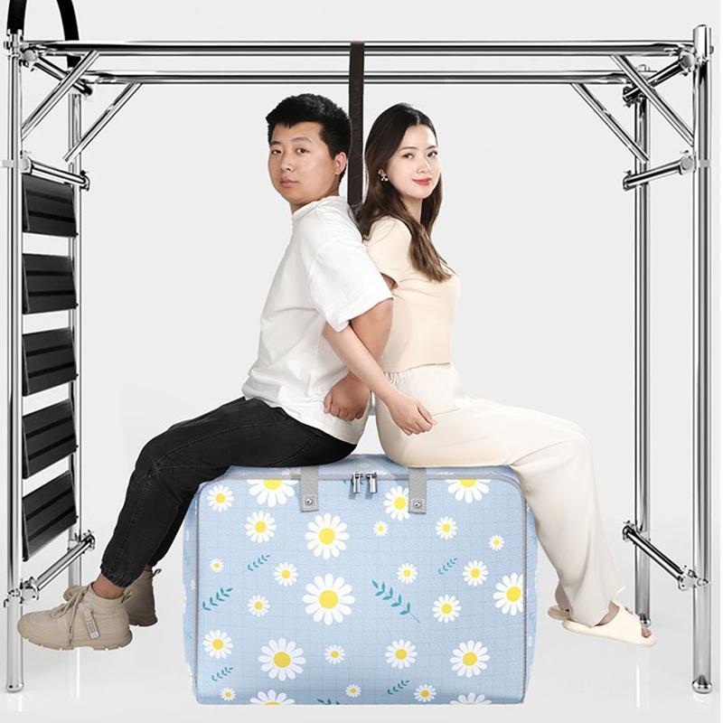 Сумка для хранения одеял, большая вместимость, сумка для хранения одежды, утолщенные складные сумки для переезда с ручками