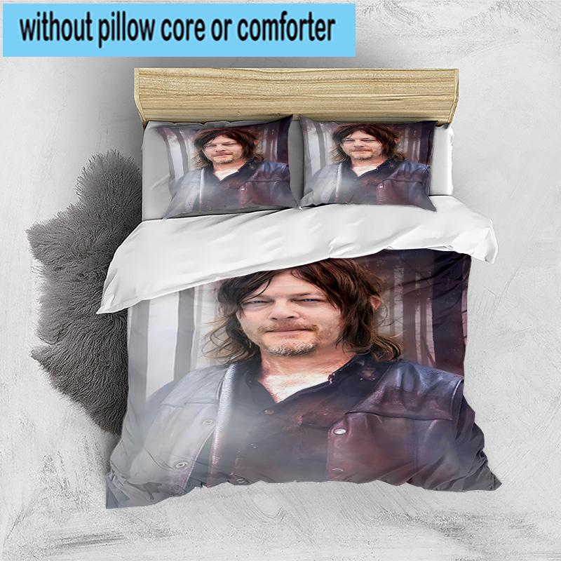 Norman's Forest Journey 3pcs Bedding,Including 1pc Duvet Cover And 2pcs Pillowcases Perfect for Christmas,Ideal for Bedroom, Dormitory