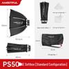 Ambitful Zhijie Восьмиугольный софтбокс для вспышек Godox TT520II и V1 с быстрой установкой