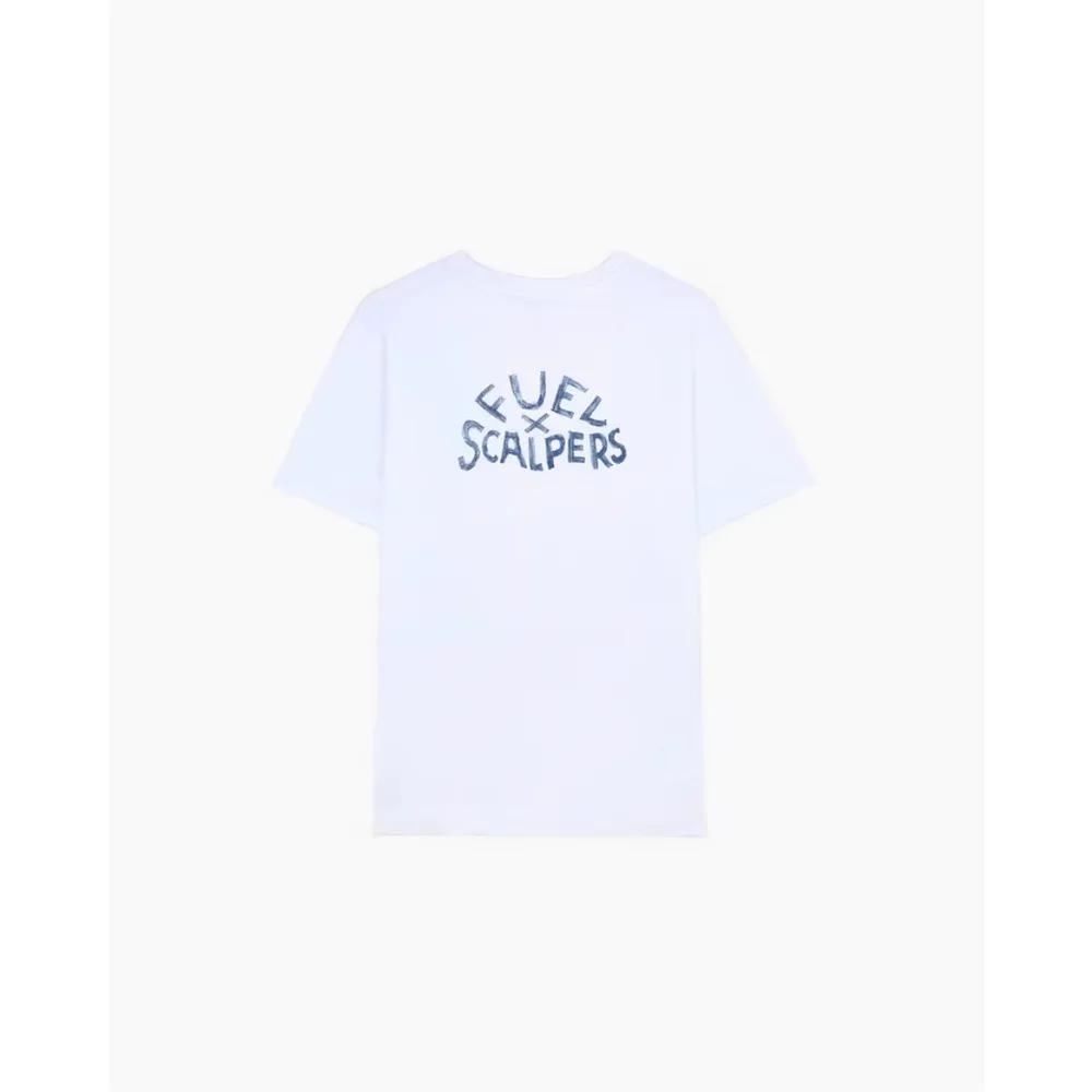 Fuel X Scalpers FXS Футболка с периферийным принтом Летняя Роскошный Бренд Хлопок Мужская и Женская Футболка Принт Короткий Рукав