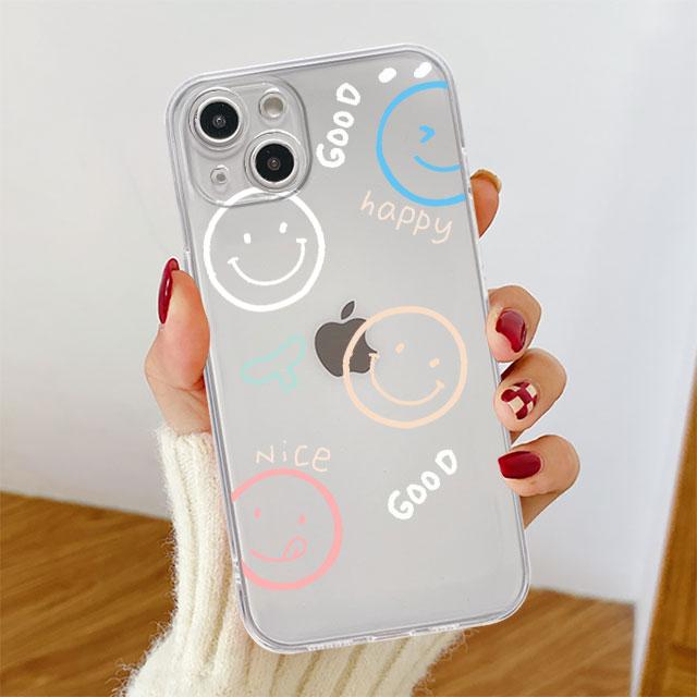 Прозрачный чехол для Apple iPhone 14 11 13 12 Pro 7 8 Plus XR X XS Max 6 6S 13Pro, силиконовый чехол для телефона Love Line Flower