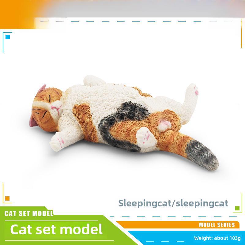 Детский набор игрушек «Черно-белый котенок» — китайские сельские украшения в виде кошечки