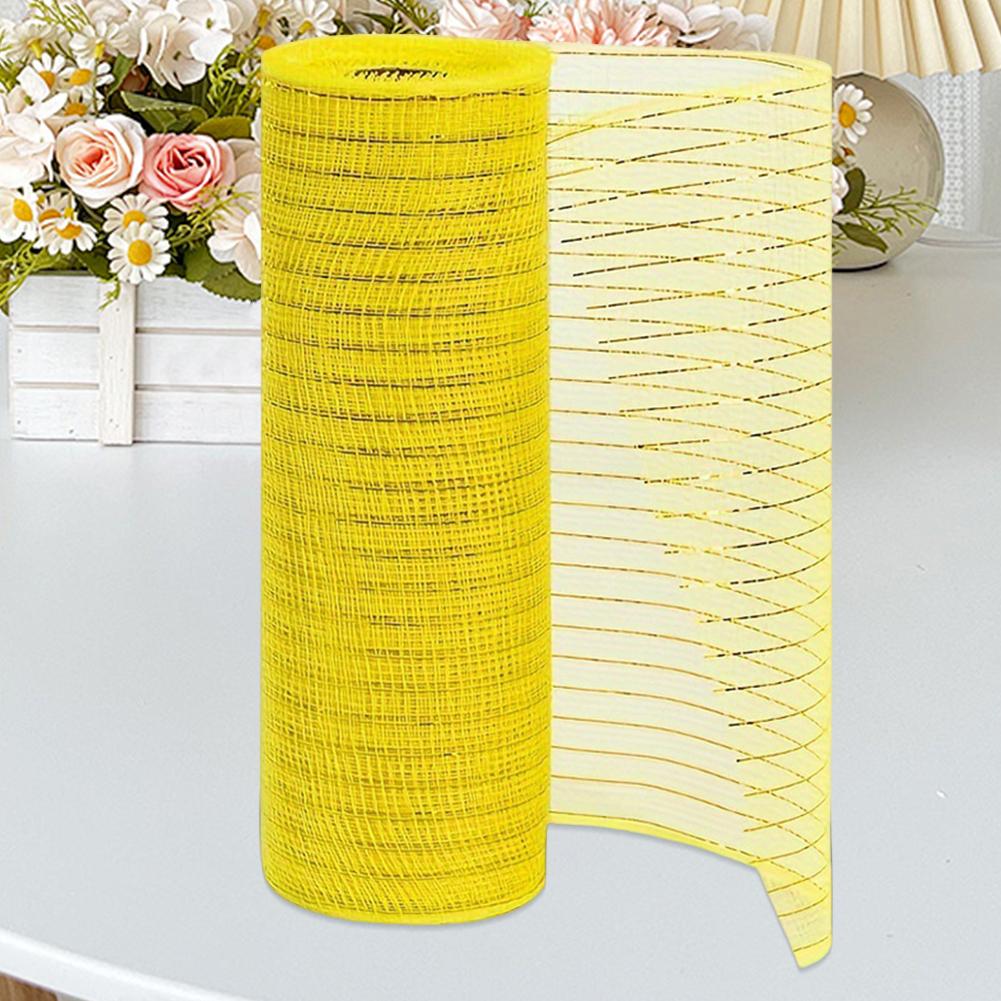 10 Yards Mesh Ribbon for Wreaths Decorative Mesh Ribbons DIY Mesh Ribbon for Christmas Halloween Decor