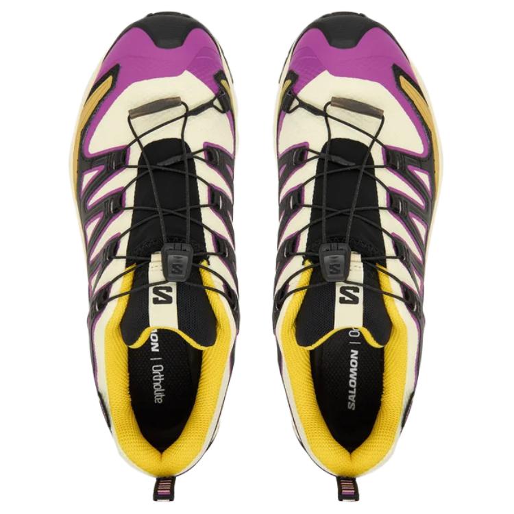 SALOMON Женские походные ботинки XA Pro 3D V9 Бежевый Черный Фиолетовый 478822