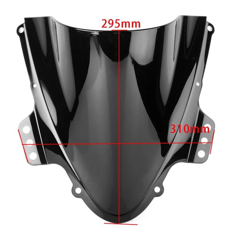 Double Bubble Windshield Windscreen Screen Security Protection Parts for Suzuki GSX-R1000 K5 K6 2005-2006 Motorcycle accessories