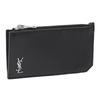 Saint Laurent Card Case and Coin Case [SAINT LAURENT PARIS] Monogram with Coin Purse, 629899 1JB0E 1000, Black [Parallel Import]
