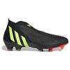 Adidas Predator Edge+ FG Black Team Solar Yellow Мужские кроссовки Core-Black Solar-Red GW1043