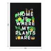 Home Is Where My Plants Are Throw Blanket Plaid on the sofa Sleeping Bag For Baby for babies Blankets