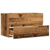 Vidaxl Wisząca Szafka Łazienkowa, Stare Drewno, 80X38,5X45 Cm