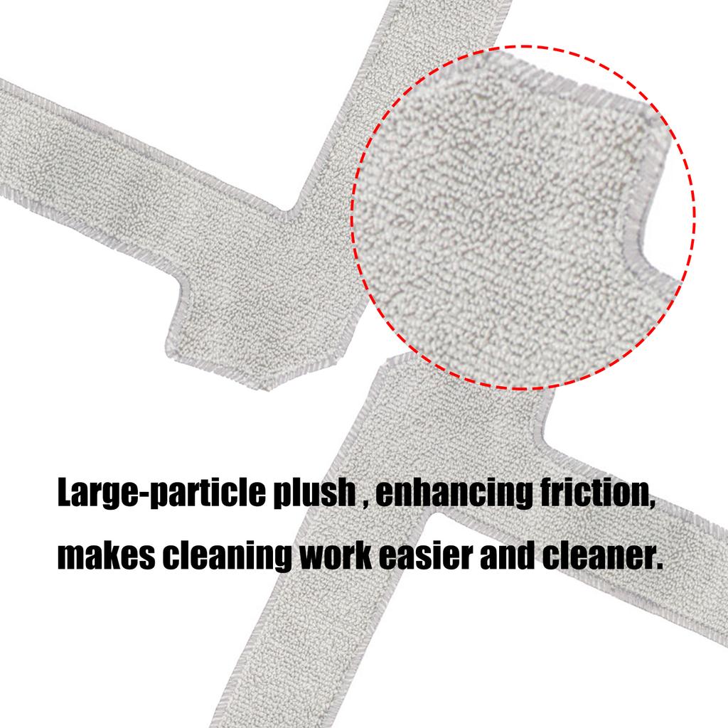 Моющиеся салфетки для швабры Чистящая тряпка Подходит для W1/W1S/W2 Робот-пылесос для окон Запасные чистящие накладки Аксессуары
