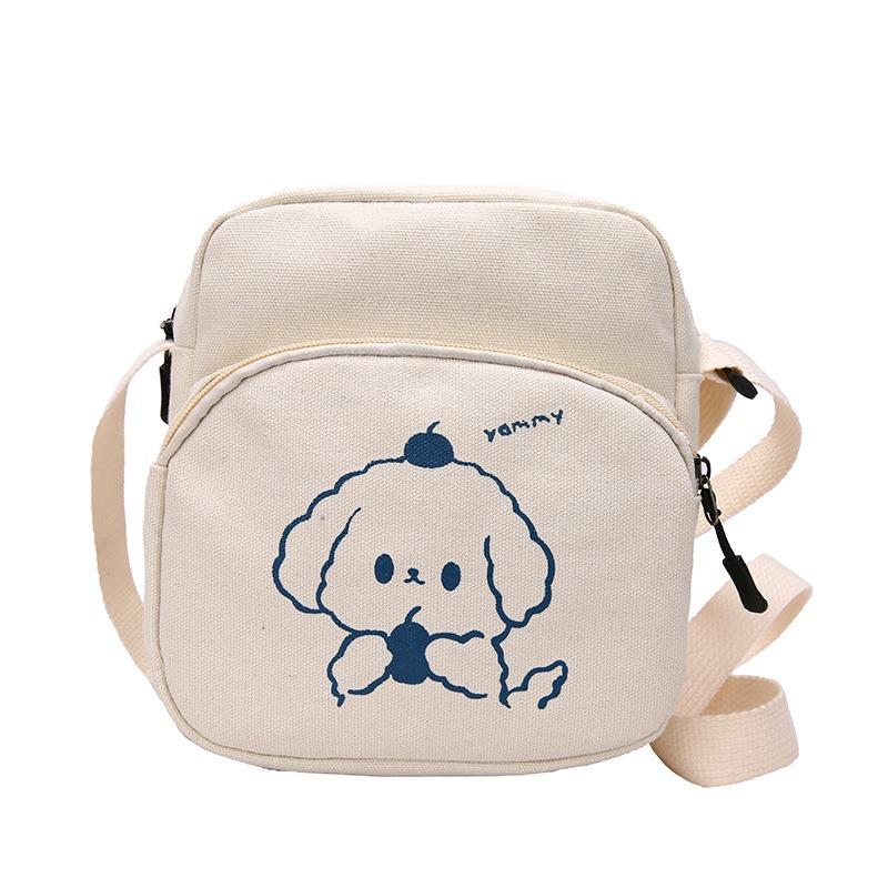 Японский стиль Харадзюку, мультяжная холщовая сумка, корейская минималистичная сумка через плечо для студентов