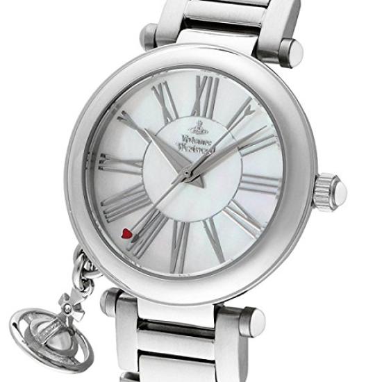 Orb Charm Shell Dial Silver Stainless Steel VV006PSLSL Watch [Vivienne Westwood] Women's [Item]