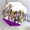 1 шт. Автоматический складной зонт - Узор Jojo's Bizarre Adventure Портативный складной дизайн с 8 спицами Рождественские и новогодние подарки