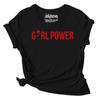 Женская футболка с надписью Girl Power Quote Graphic Printed Tee Top