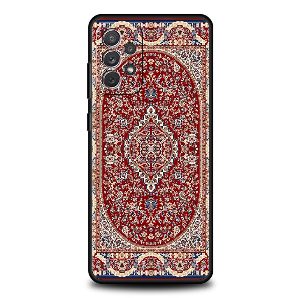 Чехол с персидским цветочным узором для Samsung A51 A71 A21S A11 A15 A25 A31 A41 A23 A33 A53 A73 A03S A05S A13 5G A35 A55