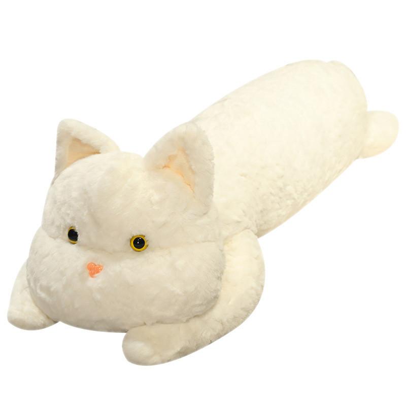 Long Cat Cute Plush Pillow Toy Cartoon Stuffed Animal Doll Decoration Gift Kids