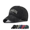 LOS ANGELESS Embroidered Baseball Cap Los Angeles Embroidered Baseball Cap Alphabet Embroidered Cap Cap