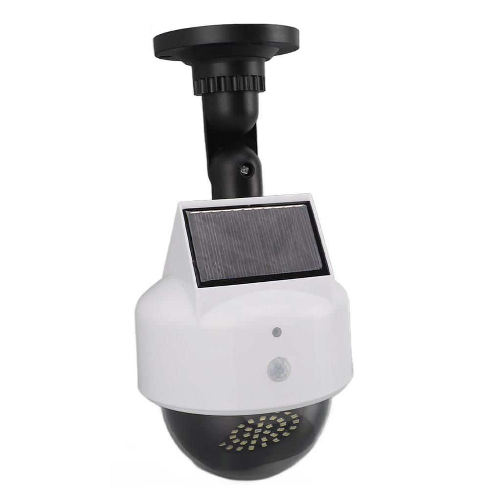 Solar Dummy Fake Camera Security Outdoor Solar Powered Simulated Surveillance Cameras with Flashing