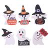 3Pcs/Set Cartoon Cute Ghost Table Ornament Creative Halloween Ghost Decor  Holiday Decoration