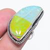 Зеленый Триплет Опал Драгоценный камень Серебро 925 пробы Ювелирное кольцо Размер 7